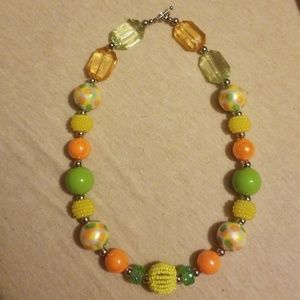 GIRLS BUBBLEGUM NECKLACE